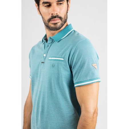 POLO MANGA CORTA TEXTURA