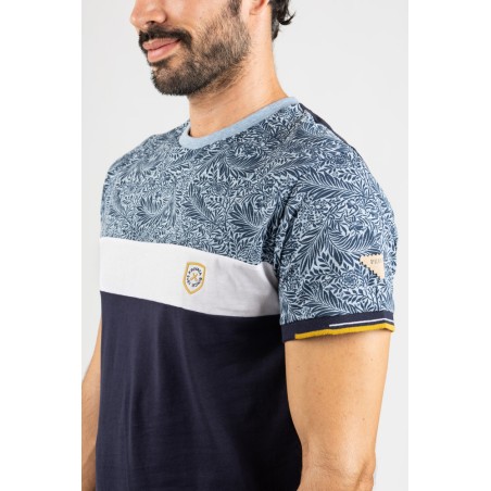 CAMISETA TEJIDO MICROLISTADO ESTAMPADO