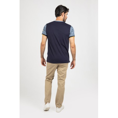 CAMISETA TEJIDO MICROLISTADO ESTAMPADO