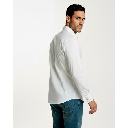 CAMISA BÁSICA BLANCA SLIM