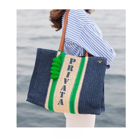 BOLSO FIBRAS VEGETALES VERDE