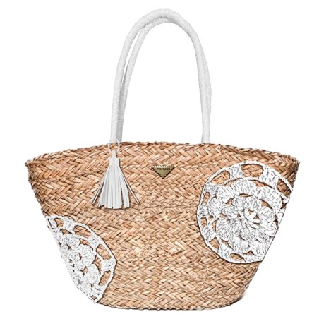 CESTA CROCHET BLANCO