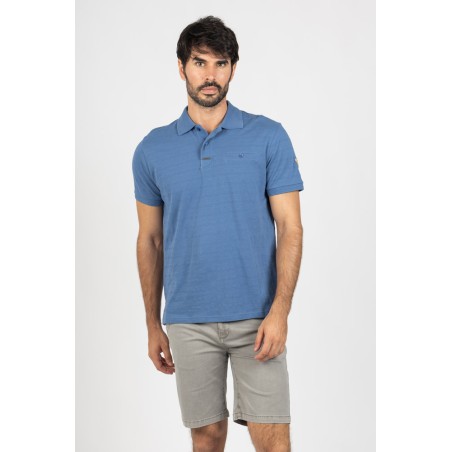 POLOS TEJIDO PIQUÉ TEXTURA CON BOLSILLO