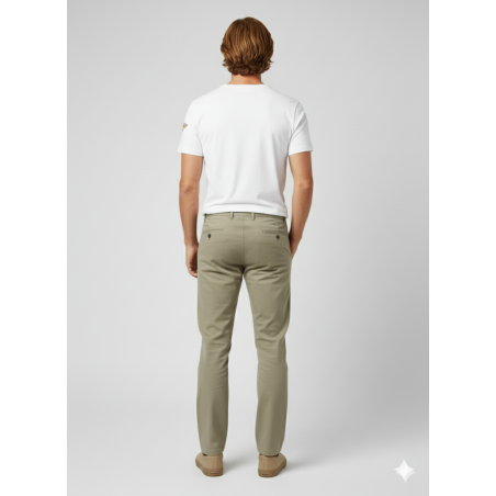 TEXTURED LONG TROUSERS
