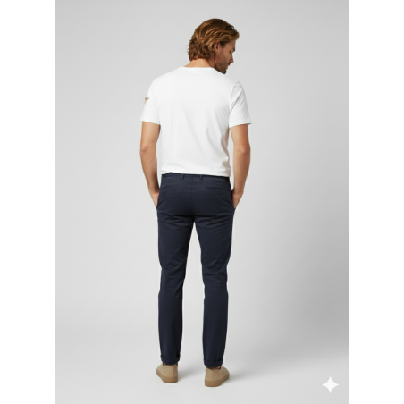 TEXTURED LONG TROUSERS