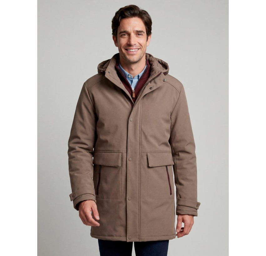 CHAQUETA CON CAPUCHA