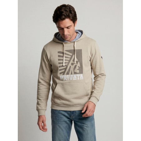HOODIE WITH PRIVATA GRAPHIC