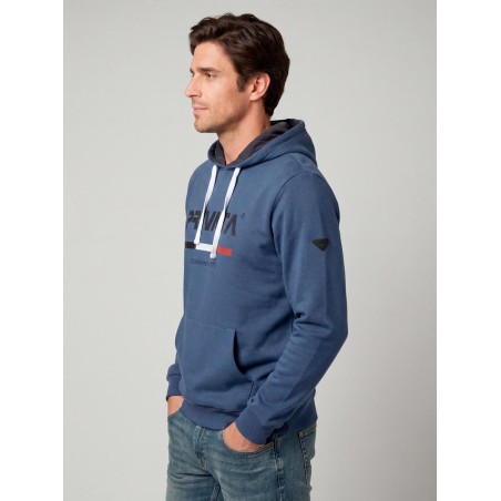 BLUE HOODIE WITH PRIVATA LOGO