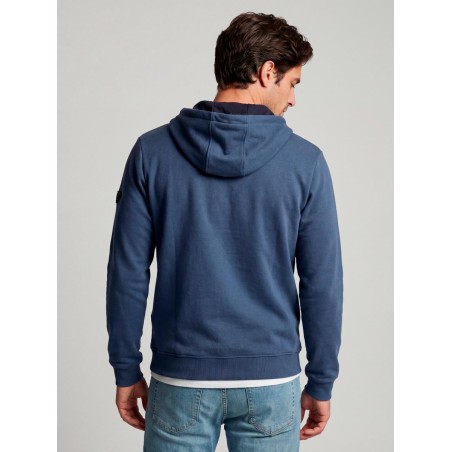 BLUE HOODIE WITH PRIVATA LOGO