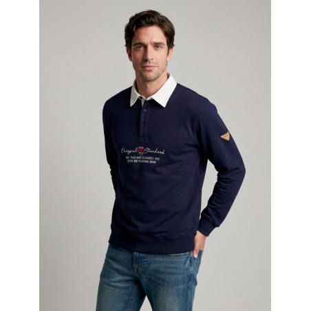 SUDADERA CUELLO POLO