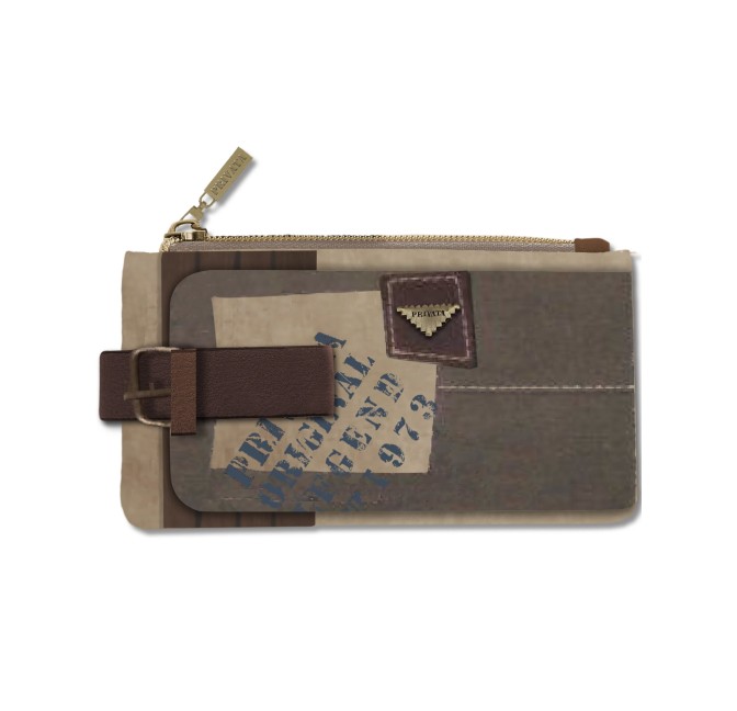 Cartera Privata "RECYCLE" antracita