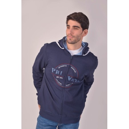 SUDADERA ABIERTA CON CAPUCHA