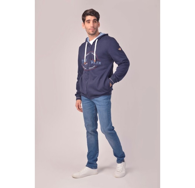 SUDADERA ABIERTA CON CAPUCHA