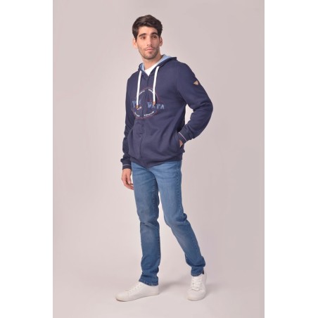 SUDADERA ABIERTA CON CAPUCHA